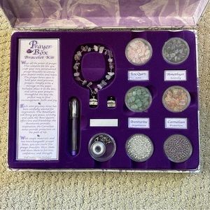 NWOT Prayer Box Semi-Precious Bracelet Kit